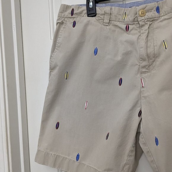 Tommy Hilfiger Shorts Men's Bermuda Size 38 Beige - Picture 2 of 12